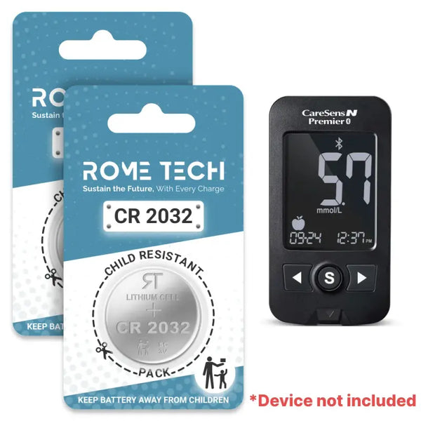Replacement Battery for CareSens N Premier Blood Glucose Monitor