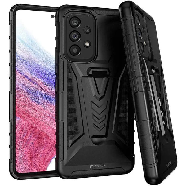 Samsung Galaxy A23 5G Dual-Layer Holster Case with Kickstand