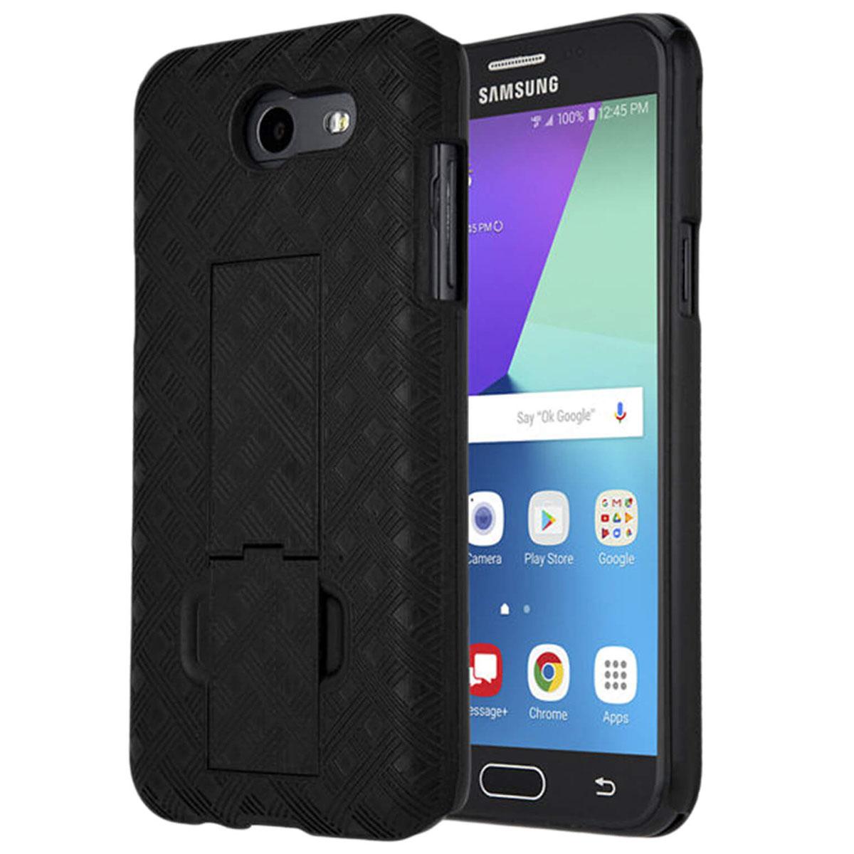 Samsung Galaxy J3 J3 V 2nd Gen 2017 Belt Clip Holster Phone Case Rome Tech