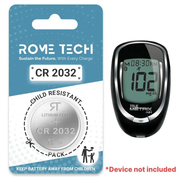 Replacement Battery for TRUE METRIX AIR Blood Glucose Monitor